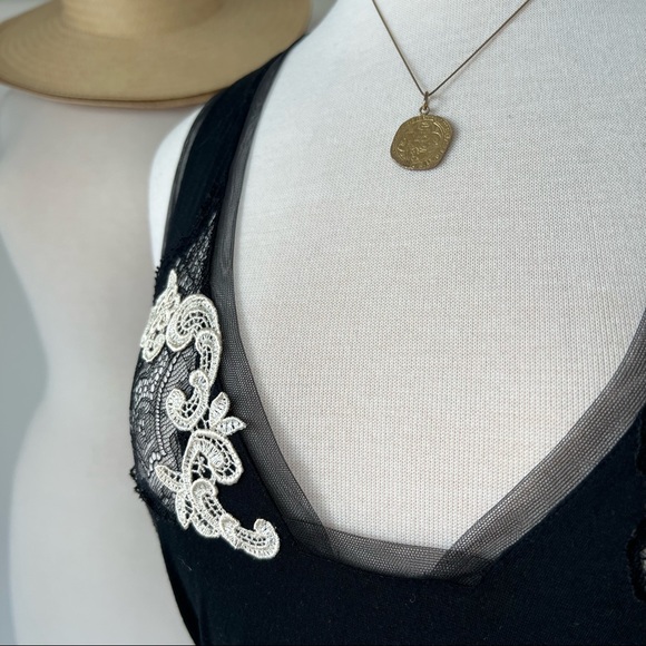 ON HOLD 🤍 LA PERLA VINTAGE BLACK LACE DETAILED MAXI DRESS - Picture 9 of 9